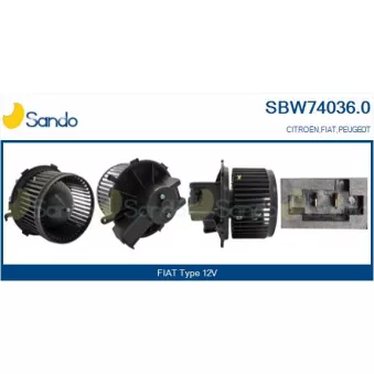 Pulseur d'air habitacle SANDO SBW74036.0