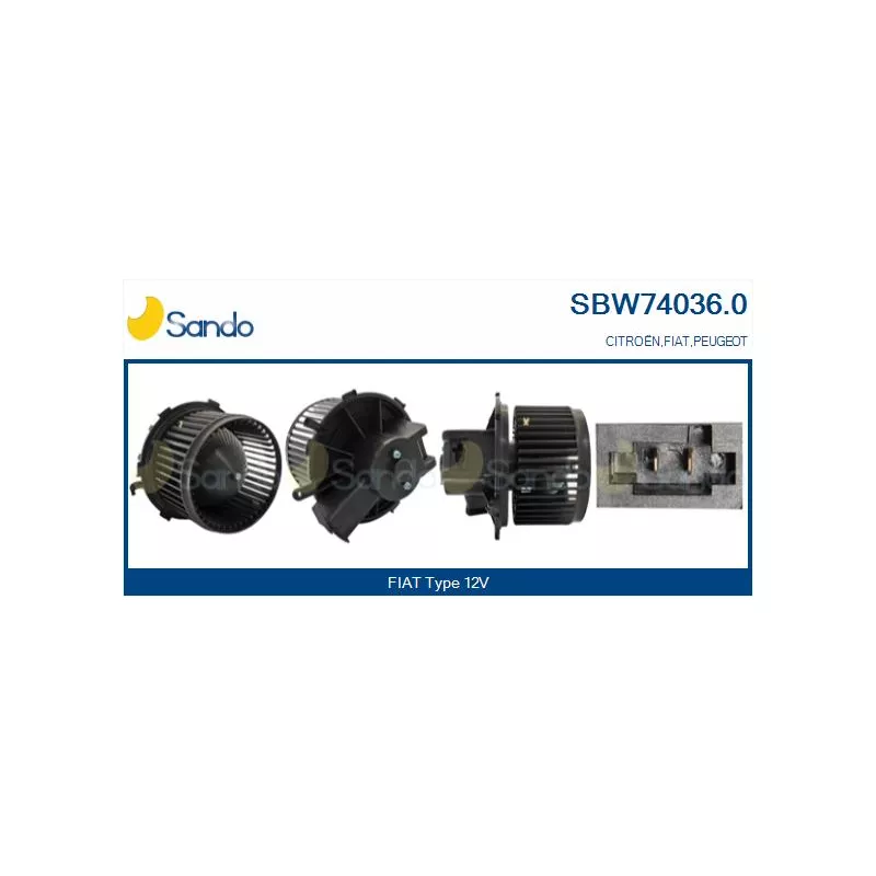 Pulseur d'air habitacle SANDO SBW74036.0