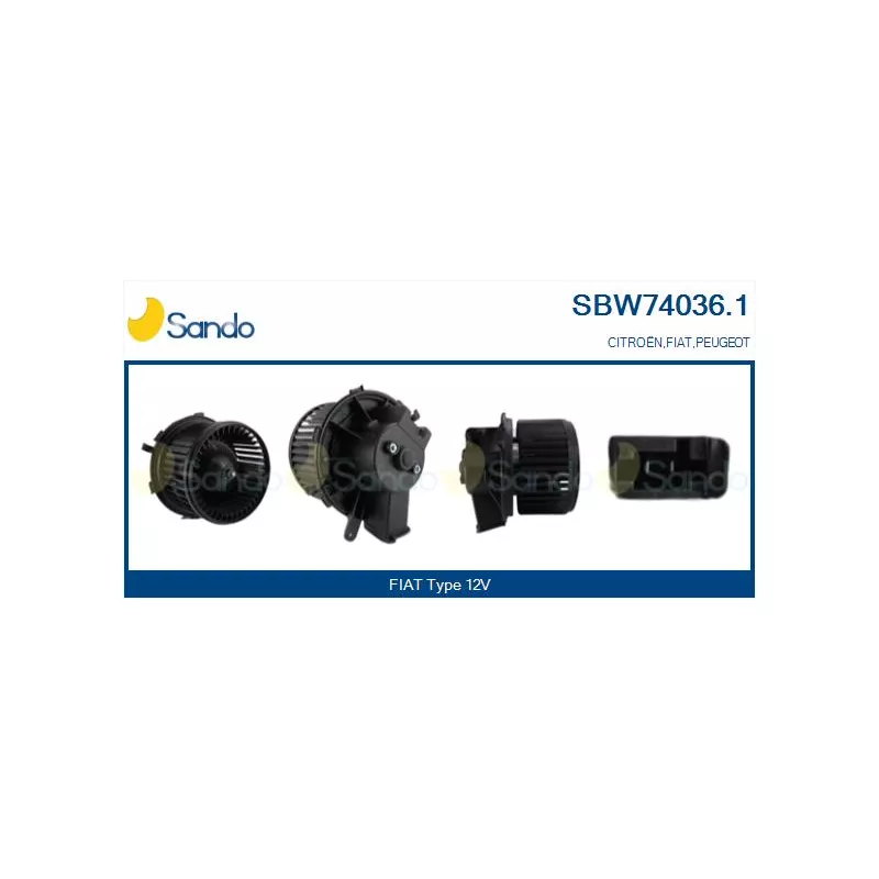 Pulseur d'air habitacle SANDO SBW74036.1