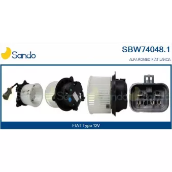 Pulseur d'air habitacle SANDO SBW74048.1
