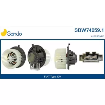 Pulseur d'air habitacle SANDO SBW74059.1