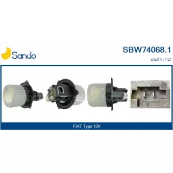 Pulseur d'air habitacle SANDO SBW74068.1