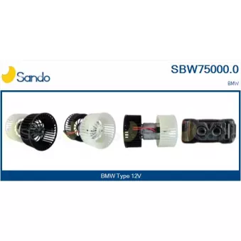Pulseur d'air habitacle SANDO SBW75000.0