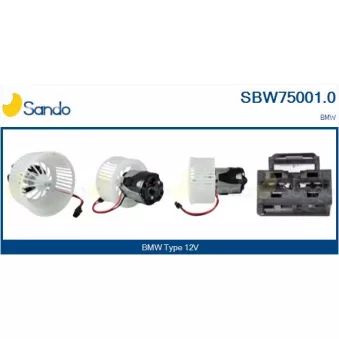 Pulseur d'air habitacle SANDO SBW75001.0