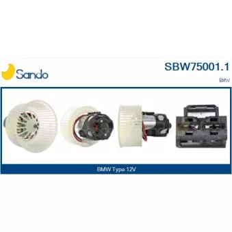 Pulseur d'air habitacle SANDO SBW75001.1