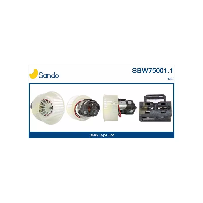 Pulseur d'air habitacle SANDO SBW75001.1