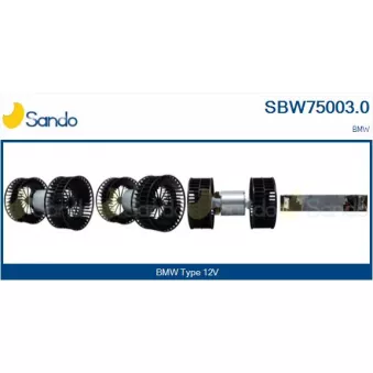 Pulseur d'air habitacle SANDO SBW75003.0