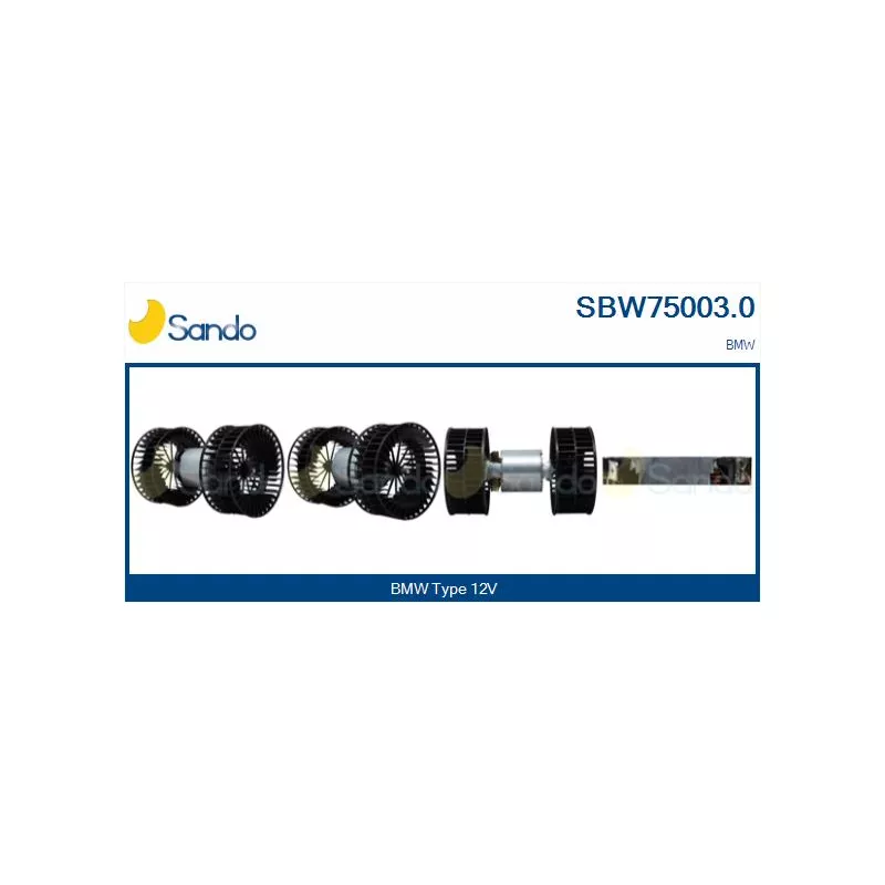 Pulseur d'air habitacle SANDO SBW75003.0