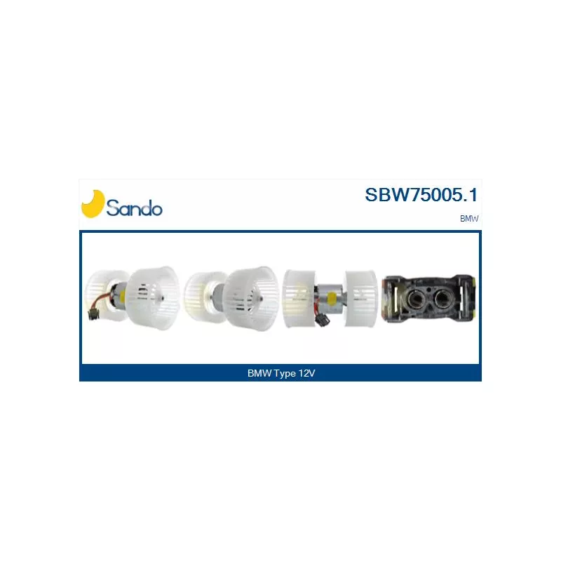 Pulseur d'air habitacle SANDO SBW75005.1