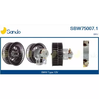 Pulseur d'air habitacle SANDO SBW75007.1