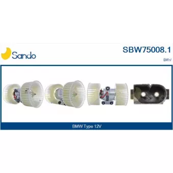 Pulseur d'air habitacle SANDO SBW75008.1