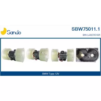 Pulseur d'air habitacle SANDO SBW75011.1