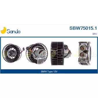 Pulseur d'air habitacle SANDO SBW75015.1