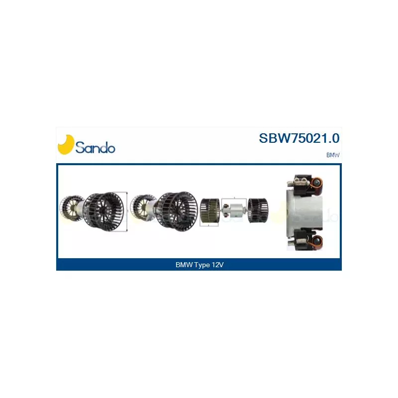 Pulseur d'air habitacle SANDO SBW75021.0
