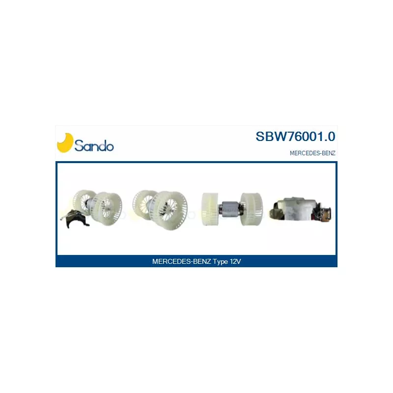Pulseur d'air habitacle SANDO SBW76001.0