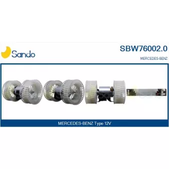Pulseur d'air habitacle SANDO SBW76002.0