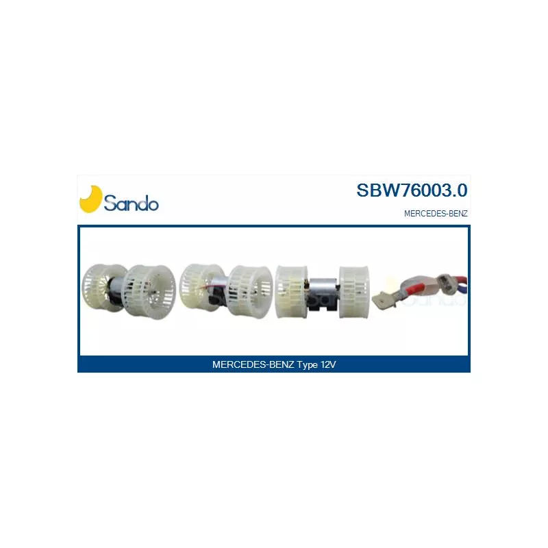 Pulseur d'air habitacle SANDO SBW76003.0