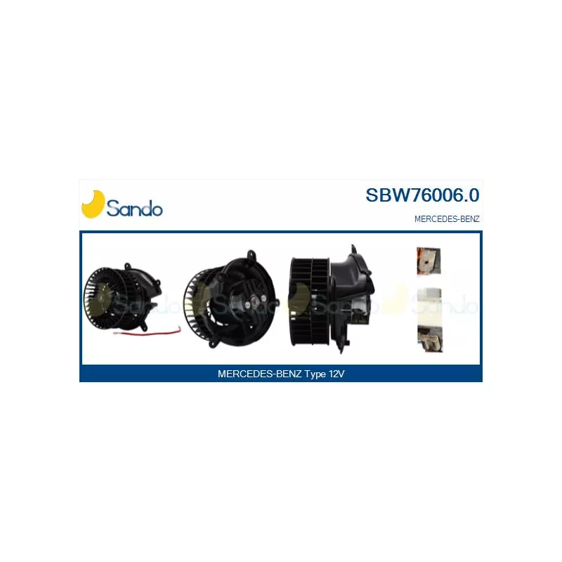 Pulseur d'air habitacle SANDO SBW76006.0