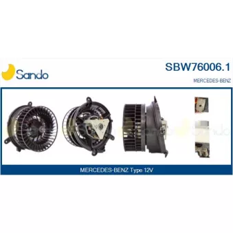 Pulseur d'air habitacle SANDO SBW76006.1