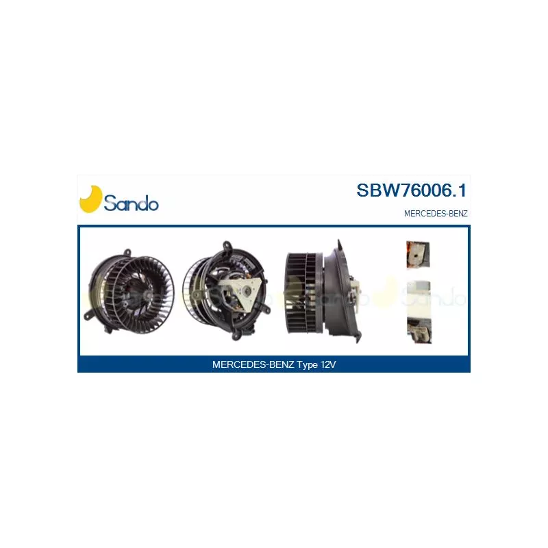Pulseur d'air habitacle SANDO SBW76006.1
