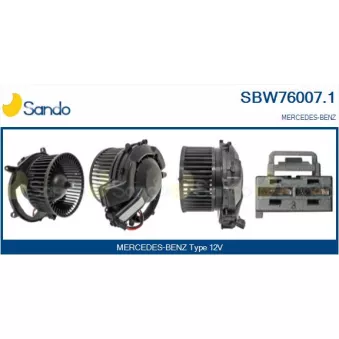 Pulseur d'air habitacle SANDO SBW76007.1