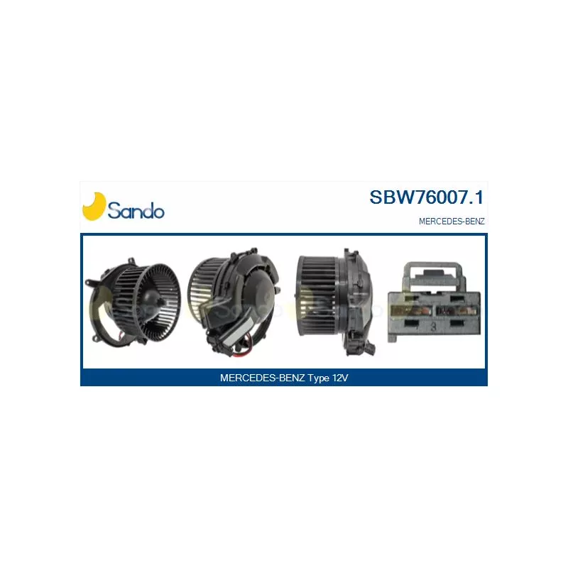 Pulseur d'air habitacle SANDO SBW76007.1