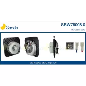 Pulseur d'air habitacle SANDO SBW76008.0