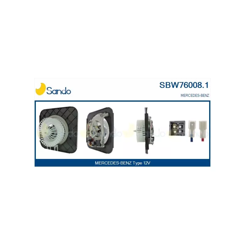 Pulseur d'air habitacle SANDO SBW76008.1