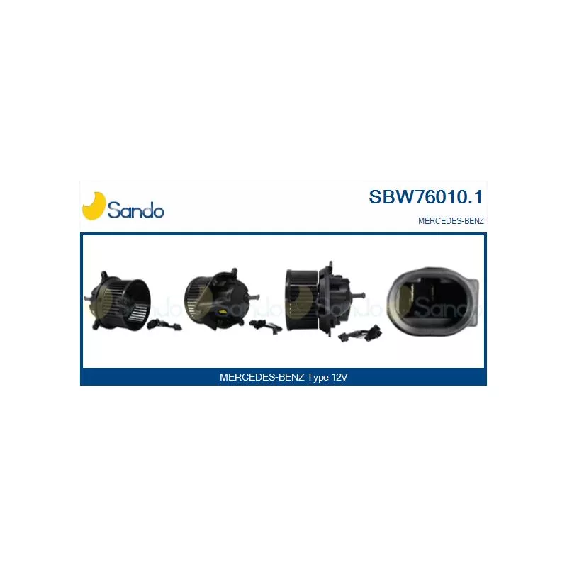 Pulseur d'air habitacle SANDO SBW76010.1