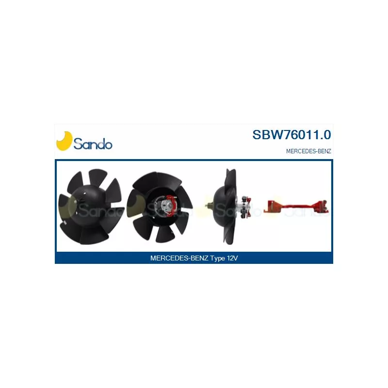 Pulseur d'air habitacle SANDO SBW76011.0