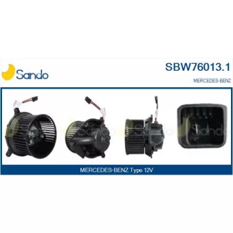 Pulseur d'air habitacle SANDO SBW76013.1