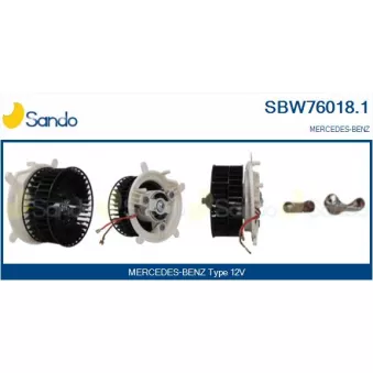 Pulseur d'air habitacle SANDO SBW76018.1