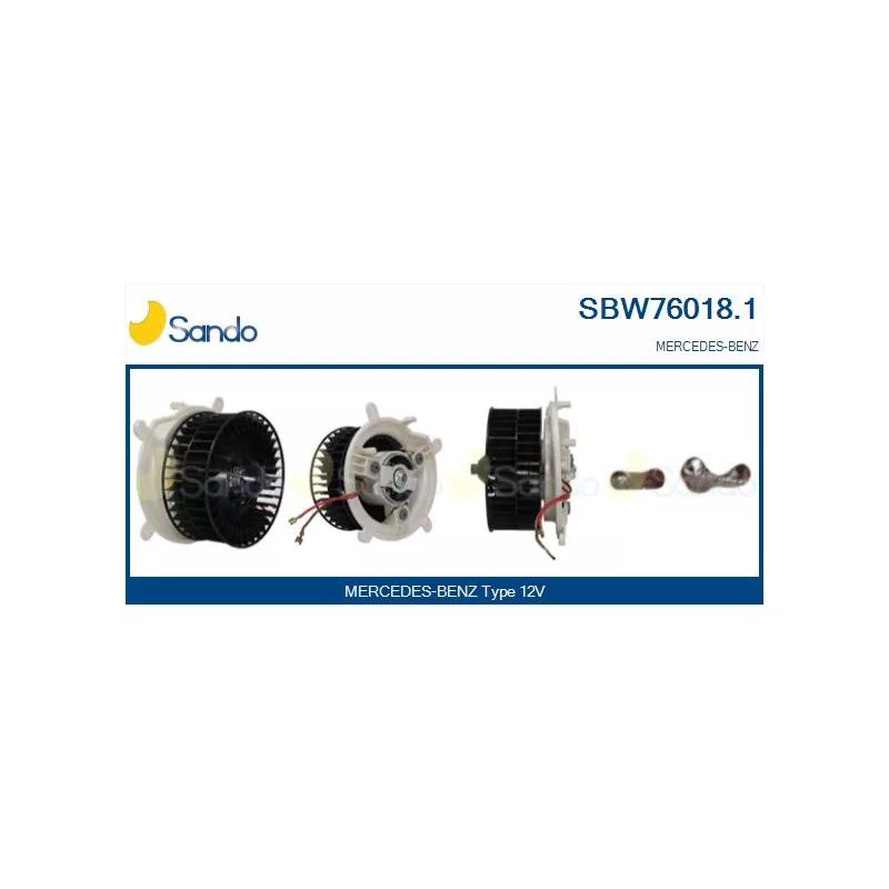 Pulseur d'air habitacle SANDO SBW76018.1