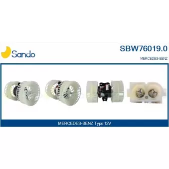 Pulseur d'air habitacle SANDO SBW76019.0