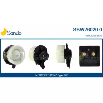 Pulseur d'air habitacle SANDO SBW76020.0