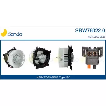 Pulseur d'air habitacle SANDO SBW76022.0