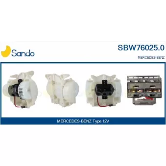 Pulseur d'air habitacle SANDO SBW76025.0