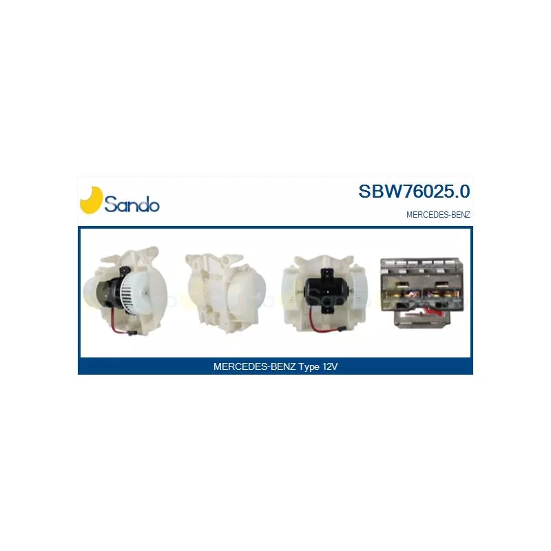 Pulseur d'air habitacle SANDO SBW76025.0
