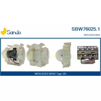 Pulseur d'air habitacle SANDO SBW76025.1