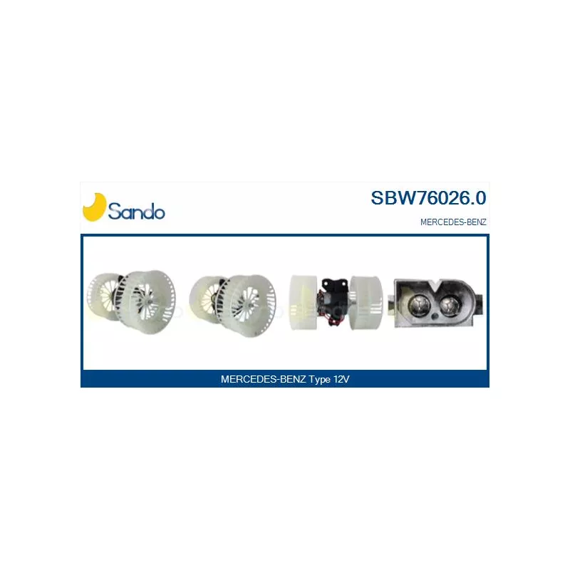 Pulseur d'air habitacle SANDO SBW76026.0