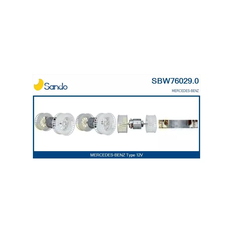 Pulseur d'air habitacle SANDO SBW76029.0