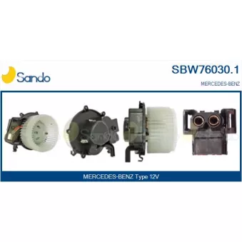 Pulseur d'air habitacle SANDO SBW76030.1