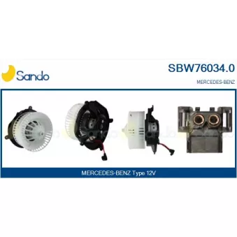 Pulseur d'air habitacle SANDO SBW76034.0