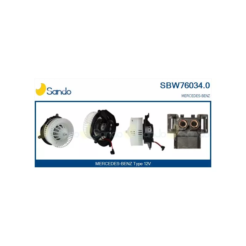 Pulseur d'air habitacle SANDO SBW76034.0