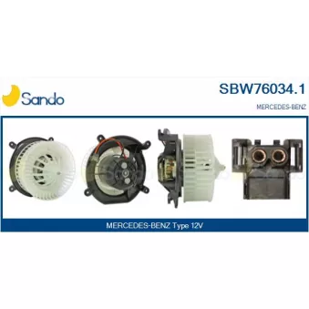 Pulseur d'air habitacle SANDO SBW76034.1