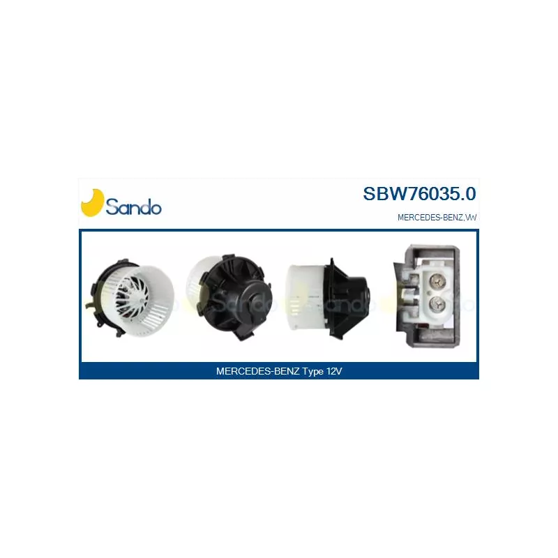 Pulseur d'air habitacle SANDO SBW76035.0