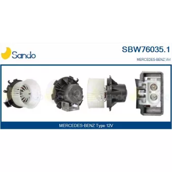 Pulseur d'air habitacle SANDO SBW76035.1