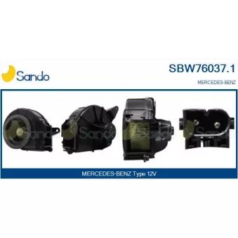 Pulseur d'air habitacle SANDO SBW76037.1