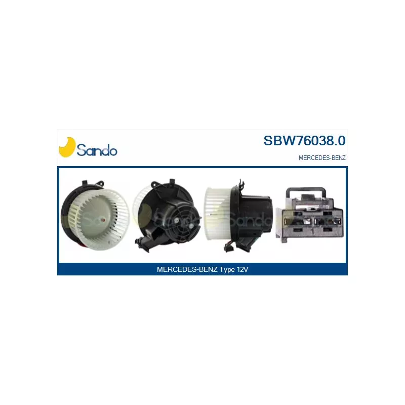 Pulseur d'air habitacle SANDO SBW76038.0