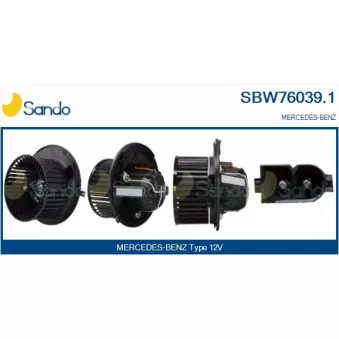 Pulseur d'air habitacle SANDO SBW76039.1